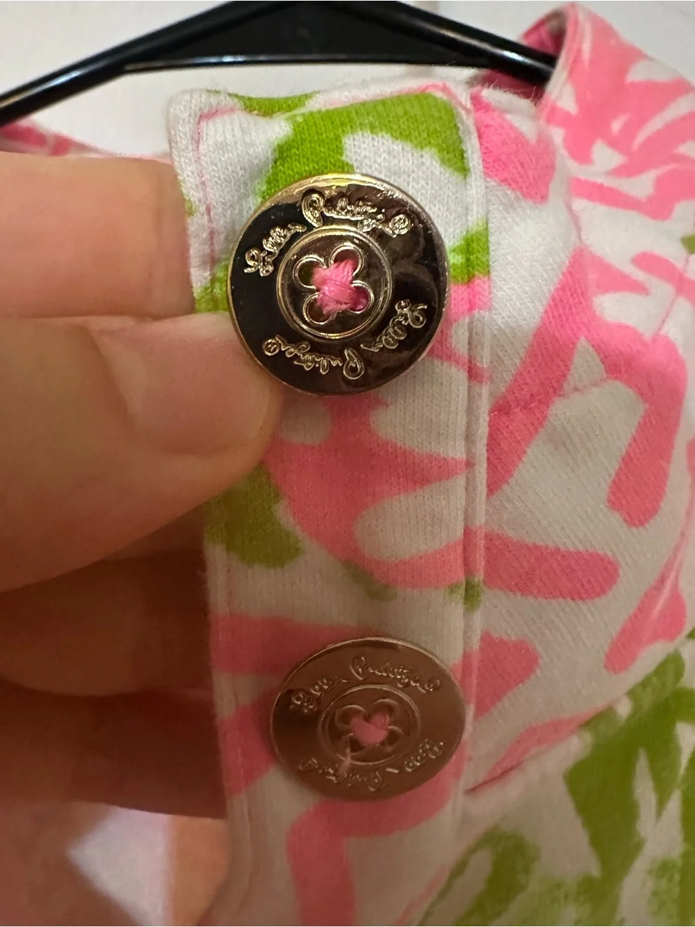Lilly Pulitzer Skipper Popover Tropi Pineapple Sweatshirt Pink Green Size S⁠